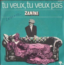 Vinyle 45 T  Pierre zanini Tu