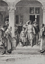 Eau forte - 1892 : Le Marquis