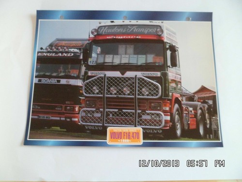 Carte fiche camion - camion, tracteur