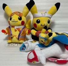 Lot de 3 peluches Pokemon Center Fukuoka Latios & Latias Pikachu