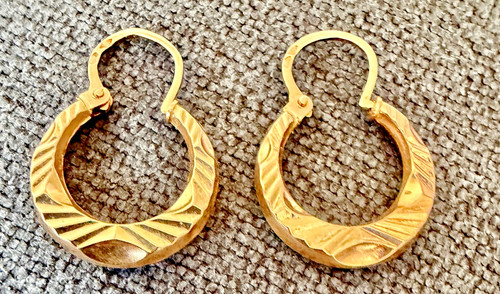 Boucle oreille créole - boucle, en