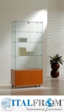 Vitrine en Verre avec Armoire