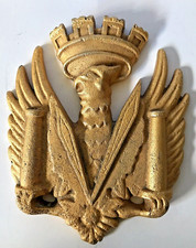 Grand LIP blason montre Besançon bronze 16x13 CM pediment lip uhr antik french