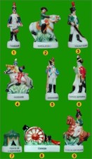 2000 ARGUYDAL BERGERON NAPOLEON SOLEIL D'AUSTERLITZ FEVE PORCELAINE 3D au choix