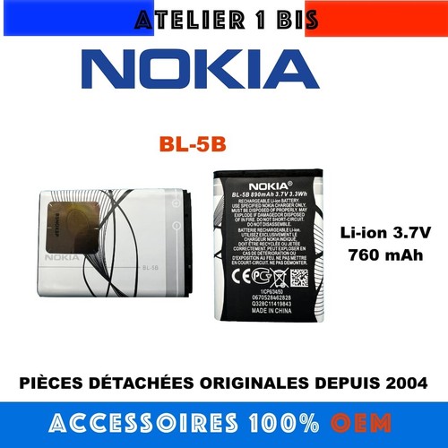 Batterie originale nokia 5b - batterie, bl-5b