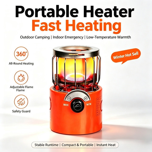 Chauffage portable acier - chauffage,