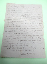 PIERRE BERTIN Autographe Signé 1930 ACTEUR COMEDIE-FRANCAISE à CHARASSON