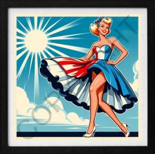 Affiche pin up vintage - pin-up,