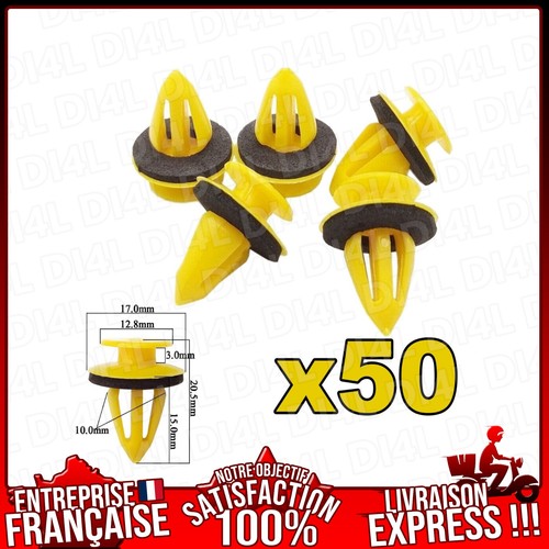 Lot clips fixation panneau - clips,