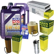 KIT D'INSPECTION FILTRE HUILE DE LIQUI MOLY 10L 5W-40 pour Audi A6 Toute 4FH C6