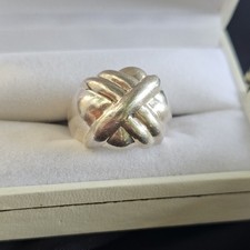 Bague Motif Croisé Style