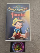 Pinocchio - Cassette VHS K7 - FR - Walt Disney Grand Classique 🇨🇵