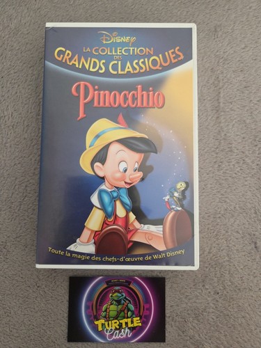 Pinocchio cassette vhs - cassette,