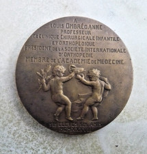 Médaille bronze clinique chirurgicale infantile  professeur Louis Ombrédanne