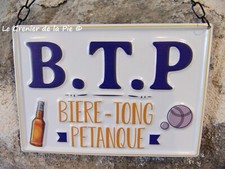 plaque en métal humoristique