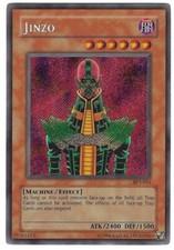 YUGIOH - JINZO - BOOSTER PACK TIN - SECRET RARE - NEAR MINT - BPT-011