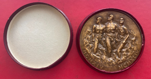 Belle médaille bronze avec