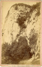 Garcin, France, Salève (Haute Savoie), Pas de l'Echelle  Vintage albumen pr