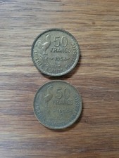 France Lot De 2 Pièces De 50