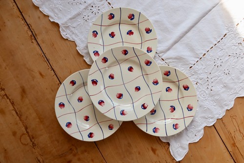 Assiettes dessert vintage - assiettes,