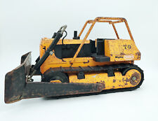 Tonka T-9 Mighty Bulldozer Vintage Années 70 Jouet Tôle Métal USA Collection