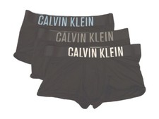 Caleçons boxers homme CALVIN KLEIN, lot de 3, microfibre élastique visible, arti