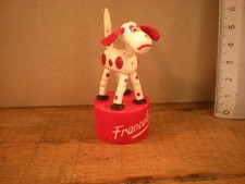 WAKOUWA ANCIEN JOUET ARTICULE FRANCELETTE " CHIEN ROUGE "