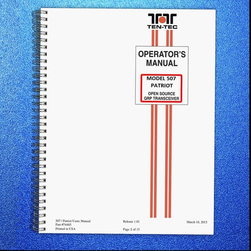 Ten tec patriot moedl - moedl, qrb