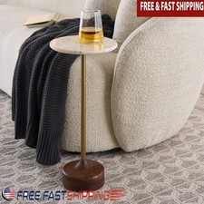 Marble Top Drink Table W/