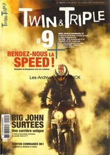 TWIN & TRIPLE 9 ROYAL ENFIELD Continental GT Stuart Wood TRIUMPH X-75 hurricane