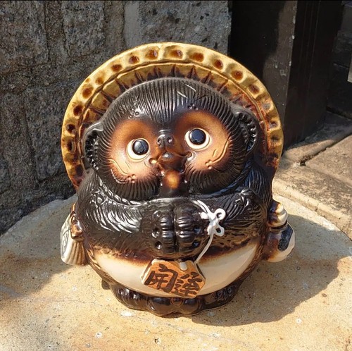 Poterie raton laveur chien - raton,