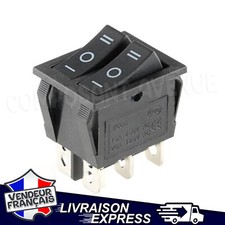 DOUBLE INTERRUPTEUR A BASCULE