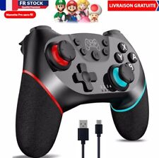 Manette sans fil Switch & PC - Ergonomique, 6 axes, Turbo - Livraison Gratuite