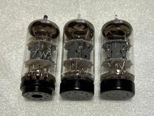 Tube à vide Telefunken ECC801S 12AT7 3 pièces tube audio vintage d'occasion JUNK