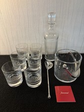 Ensemble à whisky modèle Renaissance en cristal Baccarat (prix du lot)