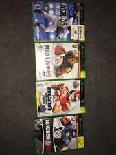 All Star Baseball 05 (Xbox, 2004) + NBA LIVE 06 + NCAA FOOTBALL 2004 + MADDEN 07
