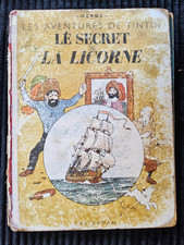 Tintin Dos Blanc- Le Secret de la Licorne - A20 - EO de 1943