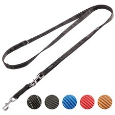 Vitazoo Laisse de Dressage pour Chien - 3 m - Double Longe en Graphite Nylon