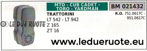 7510617c silencieux tuyau - 7510617c,