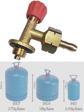 Campingaz Cylindre Valve Pour Butane 901, 904 Et 907 Camping-Car 8mm Sortie