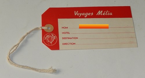 Ancienne etiquette bagage - ancienne,