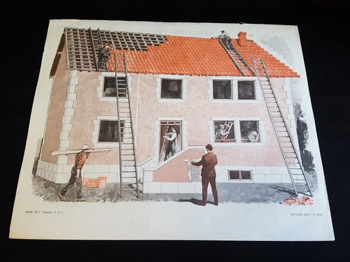 Affiche scolaire ancienne mdi - affiche,