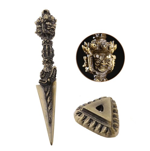 Laiton vajra phurba - vajra, phurba,