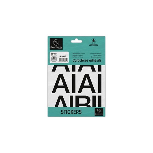 Lettres adhésives stickers - lettres,