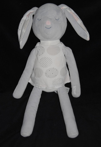 Peluche doudou lapin - , gris