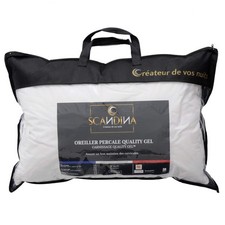 Oreiller percale quality gel -