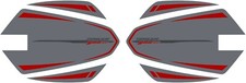 Set 2 Adhésifs Valise Sport Touring Yamaha Tracer 900 Gt VT-900GT N Grey Red