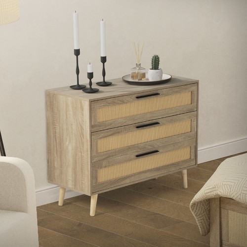 Commode tiroirs bois - commode, à