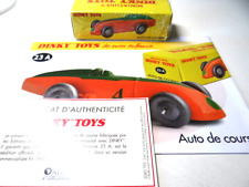 DINKY TOYS ATLAS AUTO DE COURSE N° 23 A + fiche + certificat