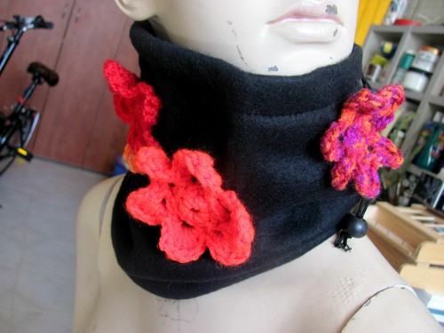 Collier chapeau en tissu - collier, /